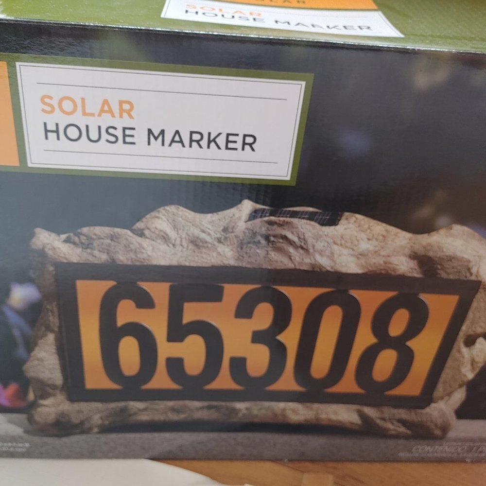SOLAR HOUSE MARKER From Bed Bath and Beyond REPLACEMENT NUMBERS ONLY